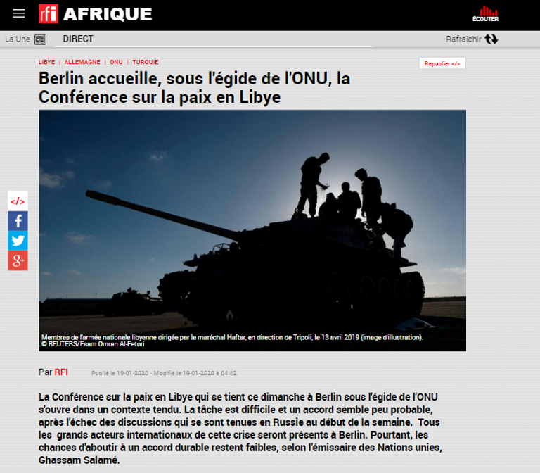 مؤتمر برلين حول ليبيا