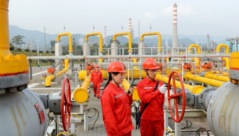 330 مليار متر مكعب استهلاك الصين من الغاز الطبيعي في 2020