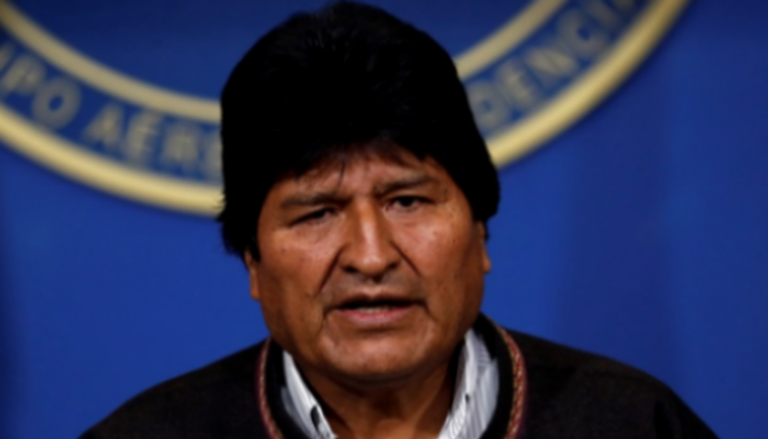 رئيس بوليفيا السابق إيفو موراليس
