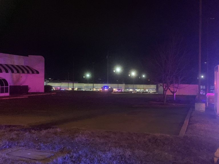 سيارات الشرطة في موقع الحادث