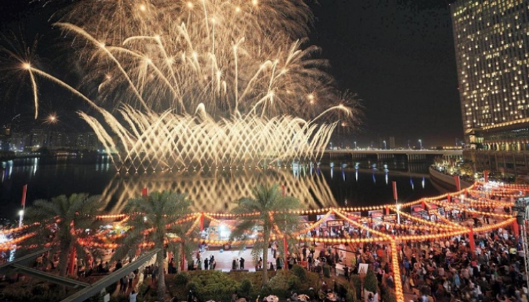 جانب من احتفالات دبي بالعام الصيني الجديد