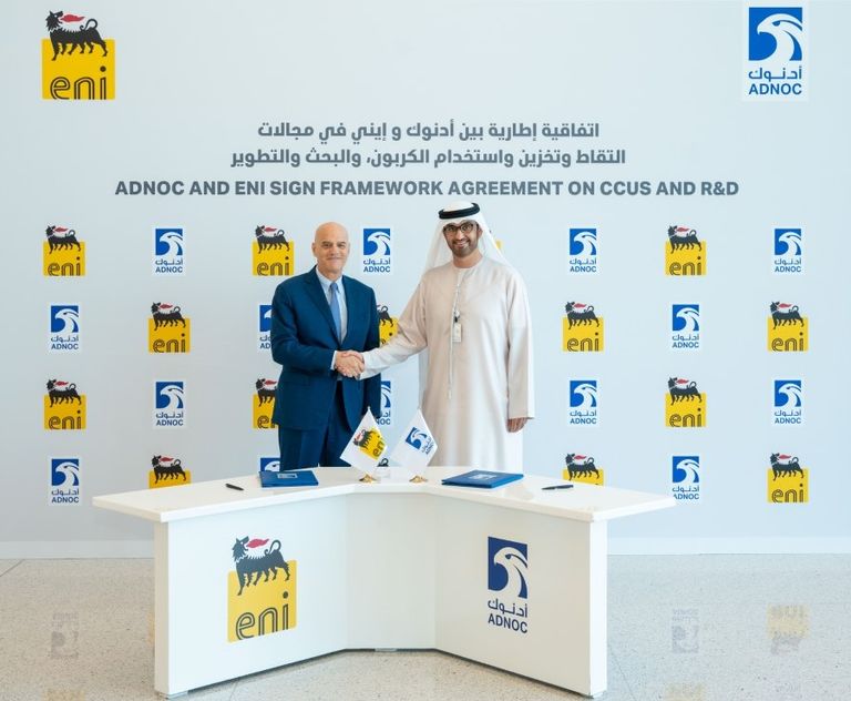توقيع اتفاقية إطارية بين "أدنوك" و"إيني"