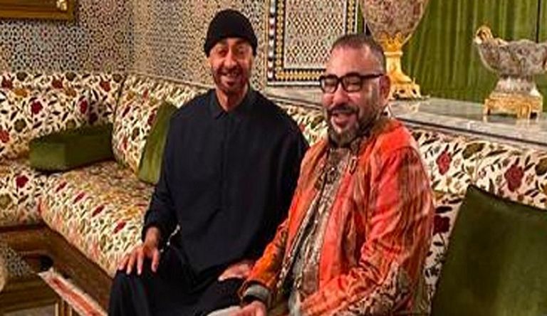 لقاء سابق بين الشيخ محمد بن زايد آل نهيان والعاهل المغربي