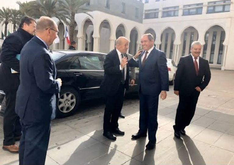 وزير خارجية الجزائر وفرنسا بالجزائر العاصمة