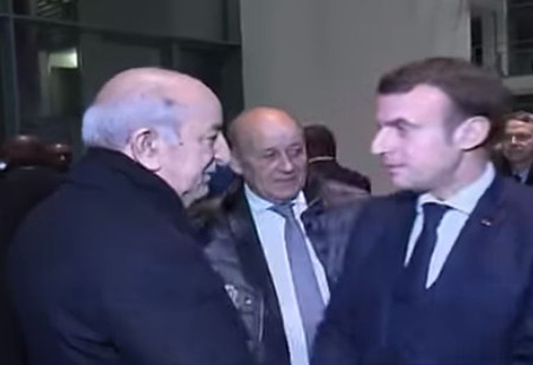 لقاء الرئيسين الجزائري والفرنسي في برلين