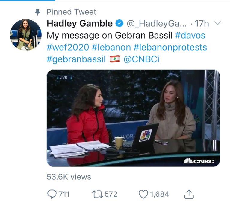 وزير الخارجية في حكومة تصريف الأعمال اللبنانية جبران باسيل