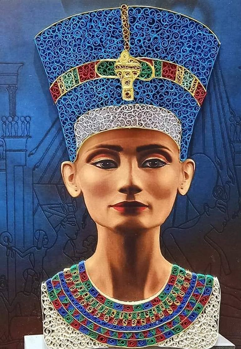 أحد أعمال الشابة المصرية آلاء شرارة