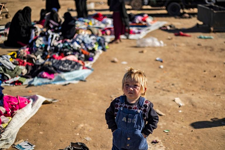 مخيم الهول في سوريا