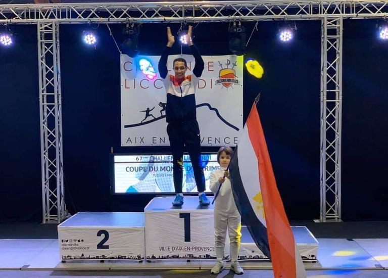 محمد حمزة يحتفل بإنجازه في فرنسا محمد حمزة وماهر حمزة