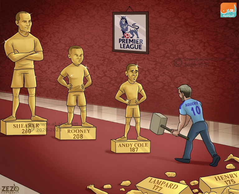 سيرخيو أجويرو - مهاجم مانشستر سيتي