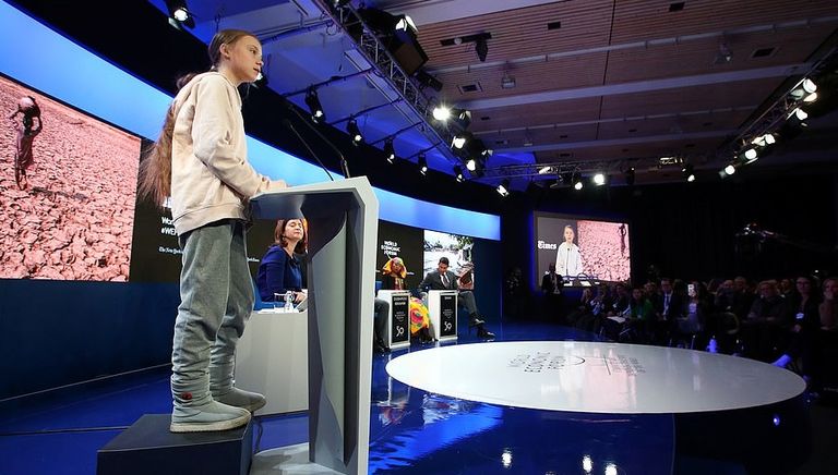 الرئيس الأمريكي دونالد ترامب في منتدى دافوس