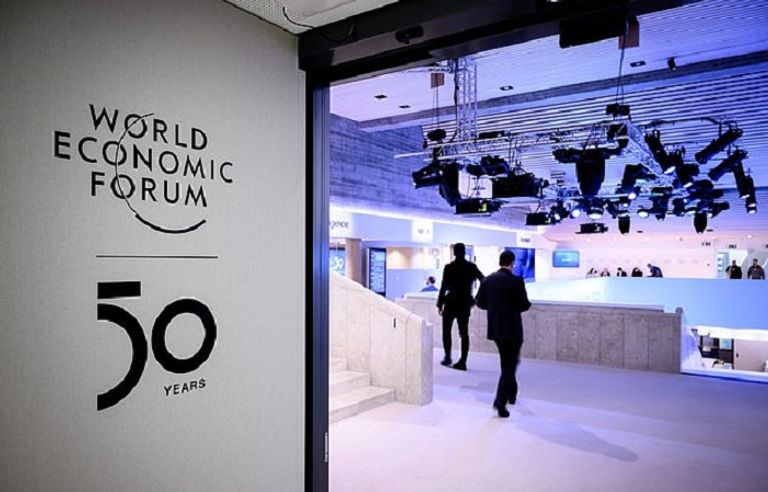 الرئيس الأمريكي دونالد ترامب في منتدى دافوس