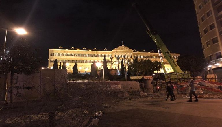 الاشتباكات اندلعت قرب البرلمان اللبناني- أ ف ب