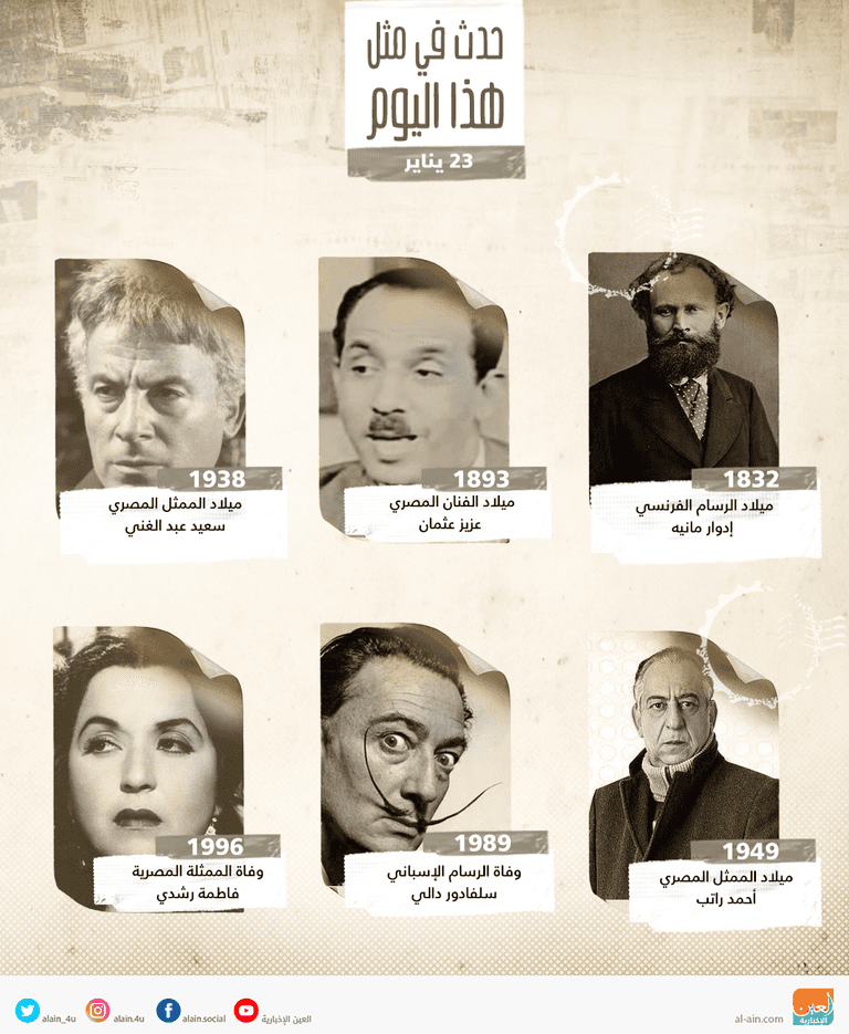 حدث في يوم 23 يناير