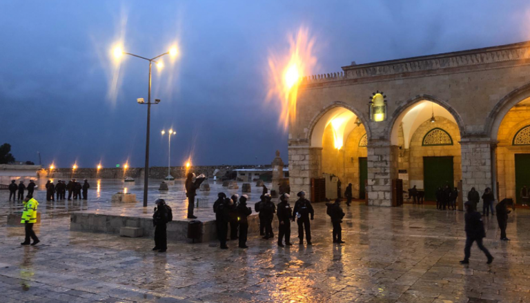 اقتحام قوات الاحتلال الإسرائيلي المسجد الأقصى