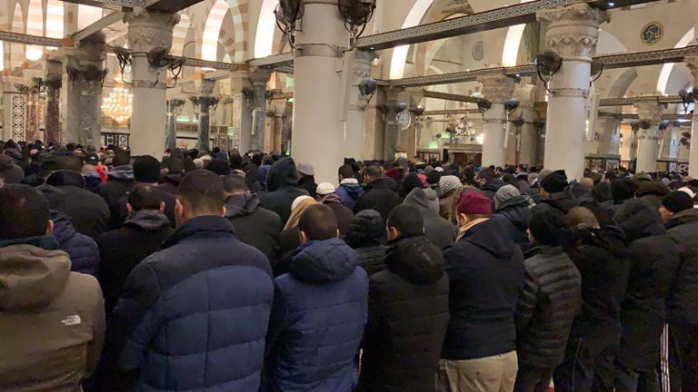 اقتحام قوات الاحتلال الإسرائيلي المسجد الأقصى