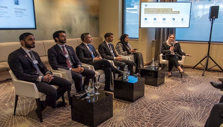 جانب من المشاركة الإماراتية في دافوس