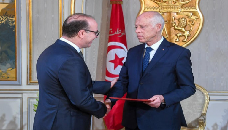 قيس سعيد خلال تكليفه الفخفاخ لتشكيل الحكومة التونسية الجديدة