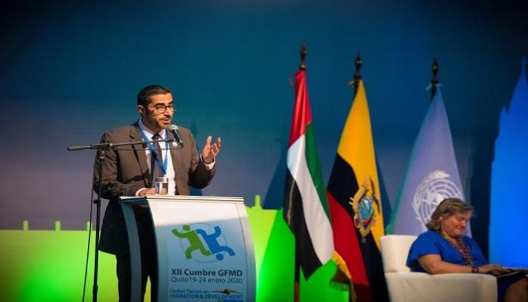 ناصر بن ثاني الهاملي وزير الموارد البشرية والتوطين الإماراتي