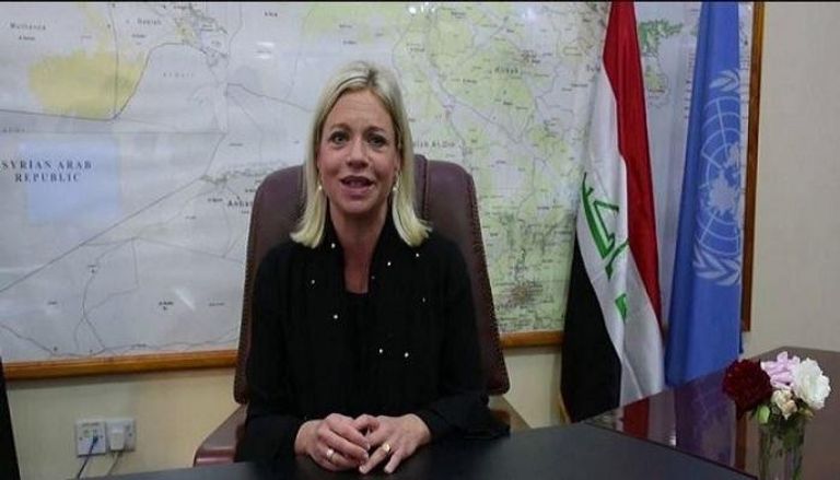 جانين هينس بلاشيرت مبعوثة الأمم المتحدة لدى العراق