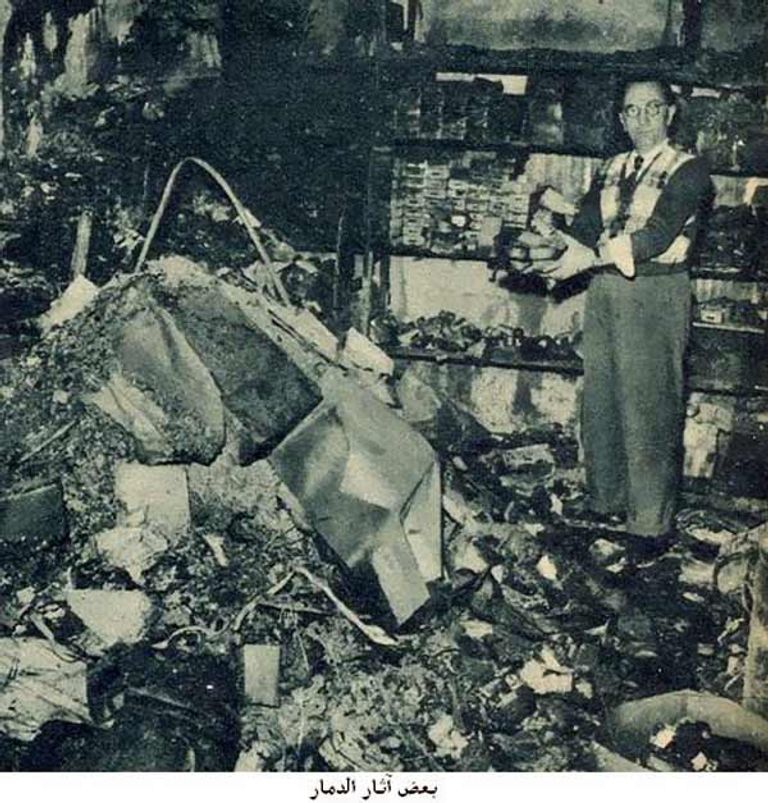 من حادث حريق القاهرة المأساوي - أرشيفية