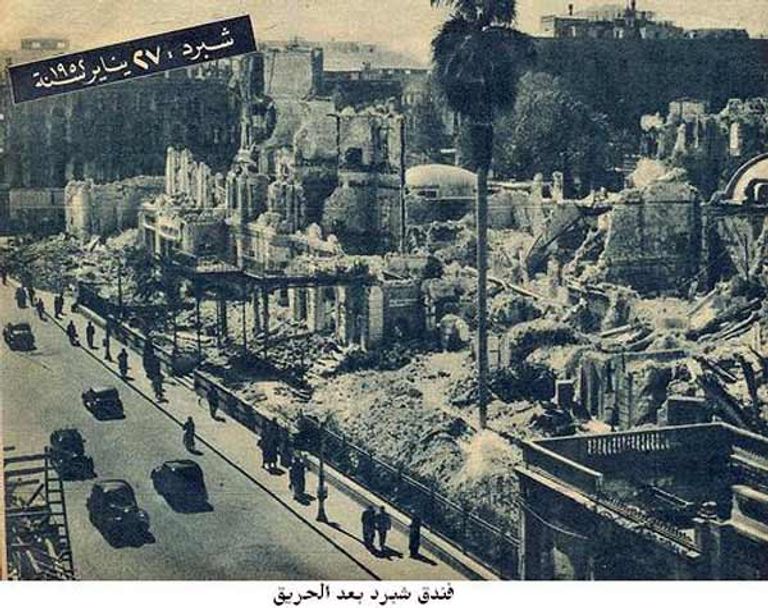 من حادث حريق القاهرة المأساوي - أرشيفية