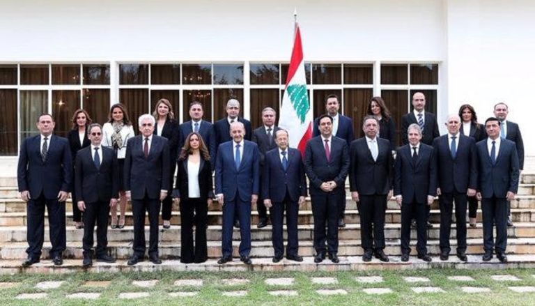 الصورة التذكارية للحكومة اللبنانية الجديدة