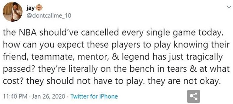 جزء من التغريدات كوبي براينت