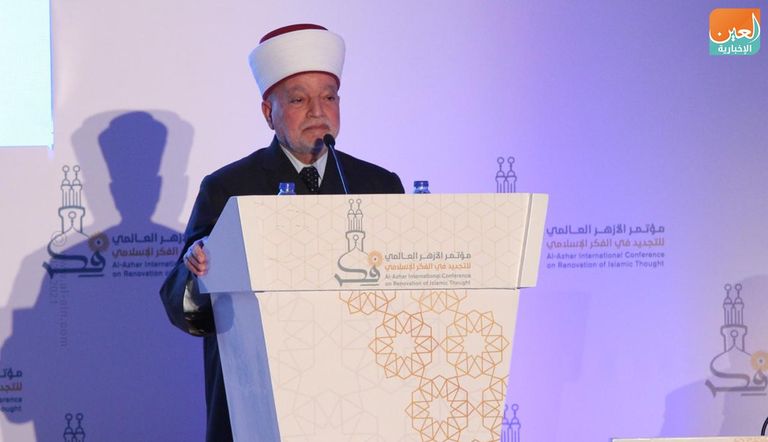 المفتي العام للقدس جانب من مؤتمر الأزهر العالمي لتجديد الخطاب الديني