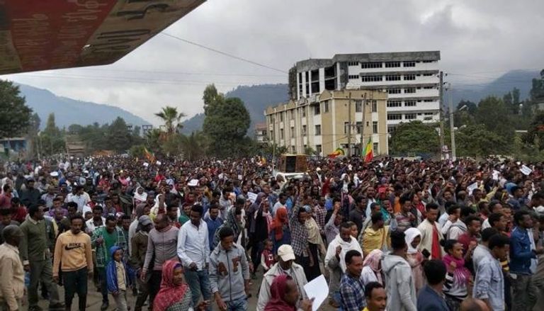 مظاهرة احتجاجية بإقليم أمهرة  
