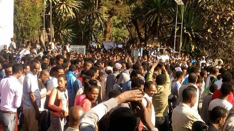 مظاهرة احتجاجية بإقليم أمهرة