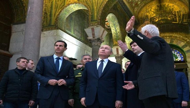 الرئيس الروسي ونظيره السوري خلال لقاء سابق