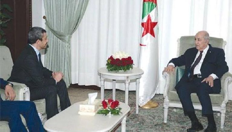 استقبال الرئيس الجزائري للشيخ عبدالله بن زايد آل نهيان وزير الخارجية والتعاون الدولي