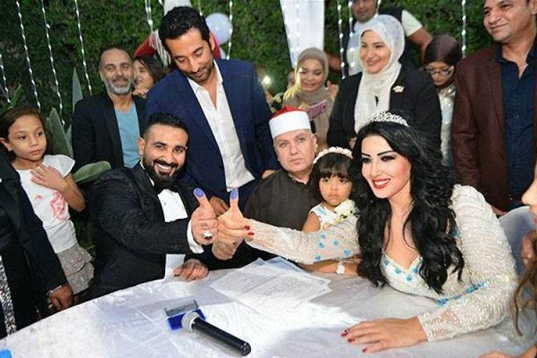 أحمد سعد وسمية الخشاب