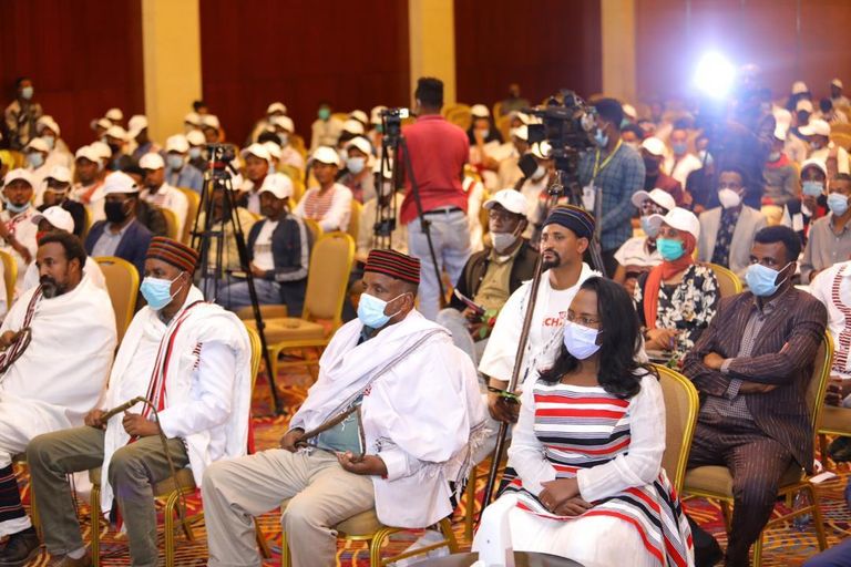 جانب من استعدادات أديس أبابا للاحتفال بعيد الشكر 