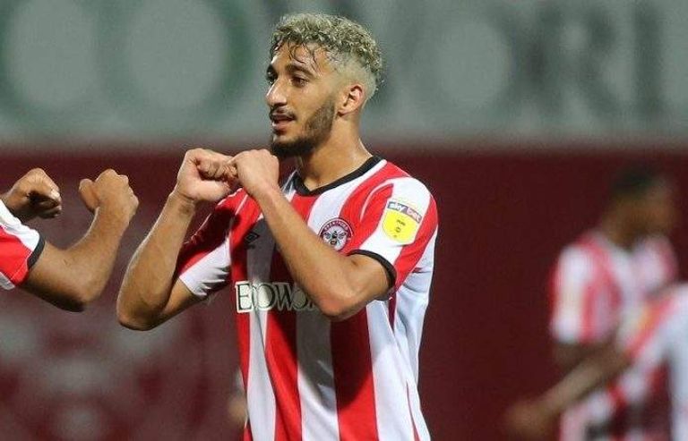سعيد بن رحمة لاعب برينتفورد الإنجليزي جمال بلماضي مدرب منتخب الجزائر ورياض محرز قائد الفريق
