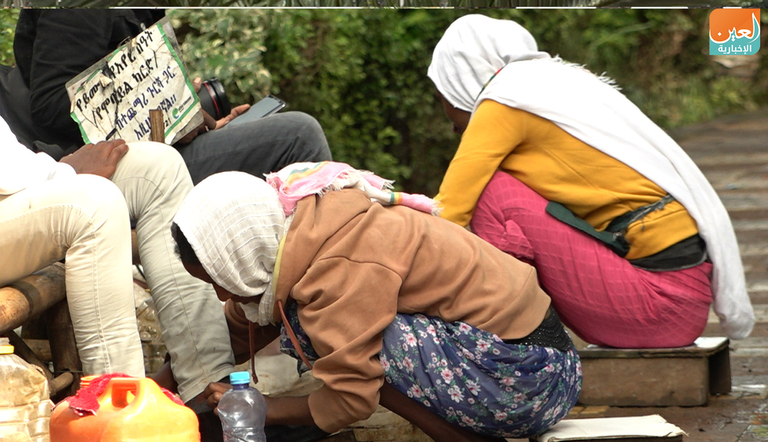 بعض ماسحات الأحذية بشمال إثيوبيا 