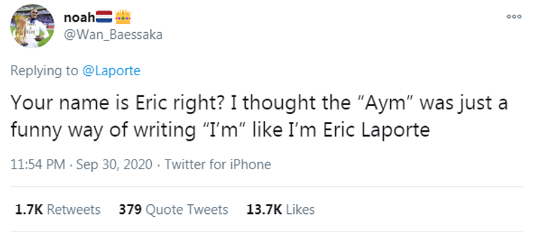 إيمريك لابورت لاعب مانشستر سيتي