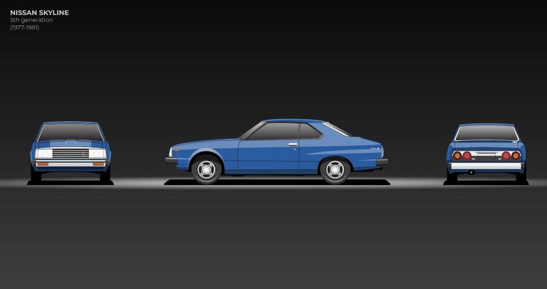 الجيل الخامس طراز نيسان سكاي لاين