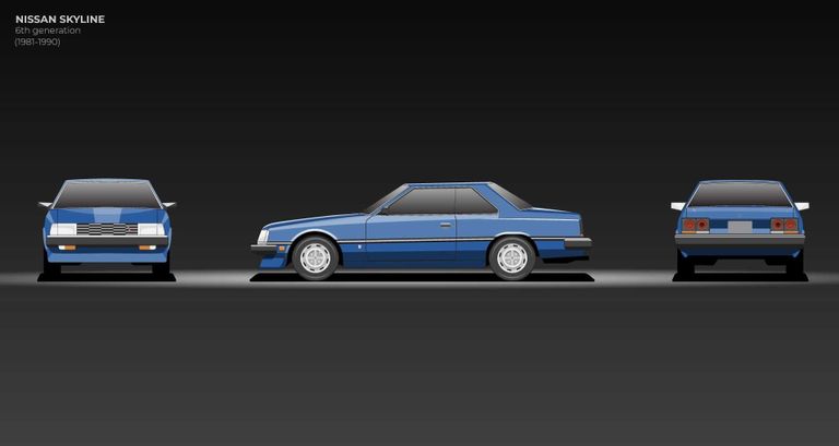 الجيل السادس  طراز نيسان سكاي لاين