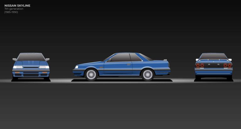 الجيل السابع طراز نيسان سكاي لاين