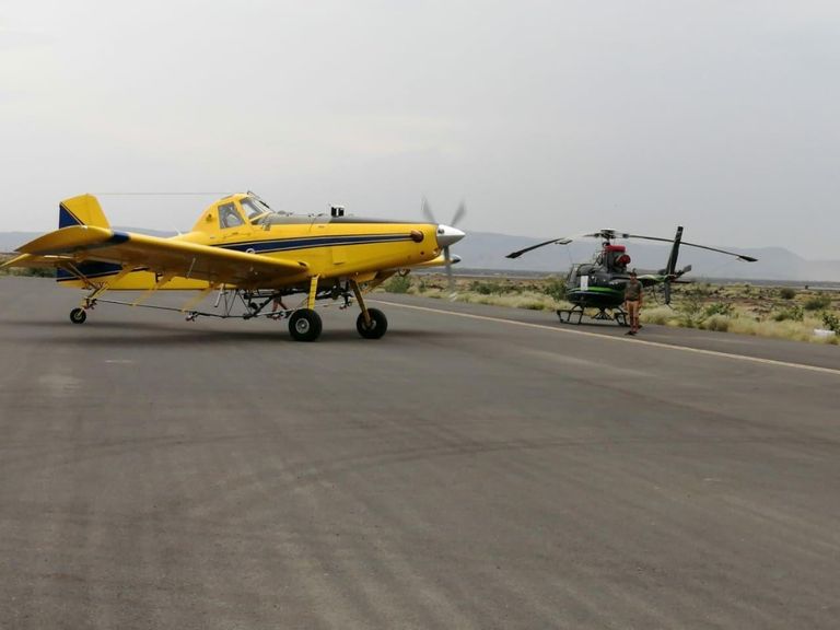 الطائرة المروحية المنكوبة