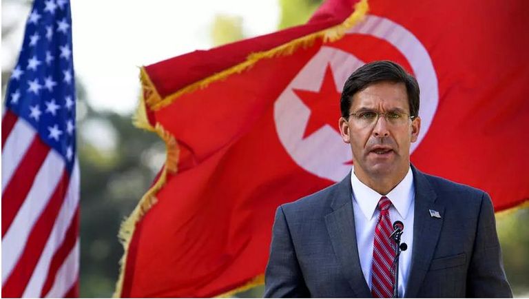 إسبر في المغرب وزير الدفاع الأمريكي خلال مباحثاته في المغرب