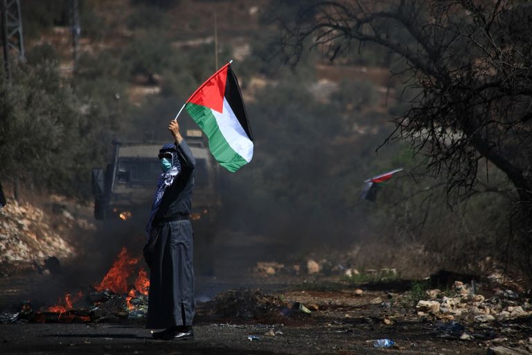 جانب من المواجهات اليوم الجمعة 2 أكتوبر 2020