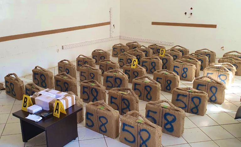 شحنة الحشيش مخبأة في حمولة تبن