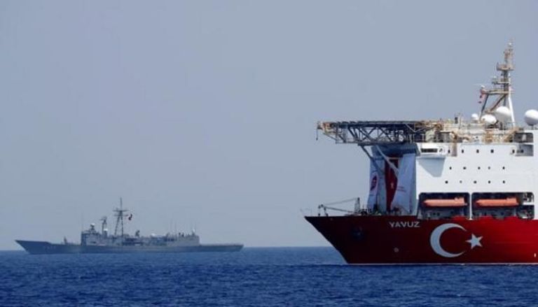 سفينة الحفر التركية يافوز في شرق البحر المتوسط ​​قبالة قبرص - رويترز