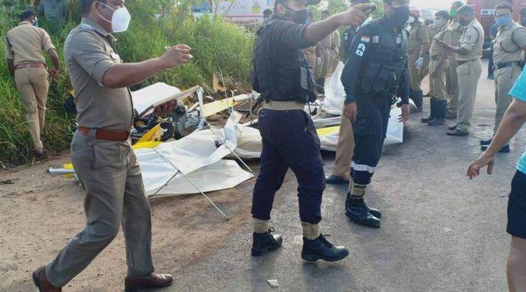 تحطم طائرة شراعية في ولاية كيرالا 