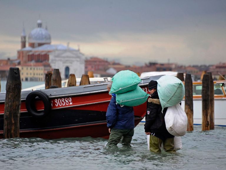  الفيضانات في مدينة البندقية