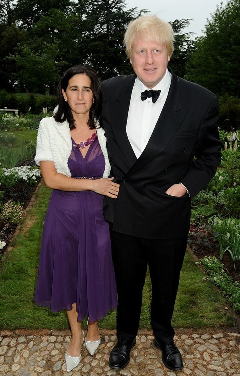 جونسون وزوجته الثانية مارينا في يونيو 2009 