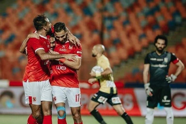 الأهلي يهزم المقاولون في أول مباراة بقيادة موسيماني
